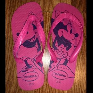 Havaianas Pink Mickey Mouse Flip Flops
